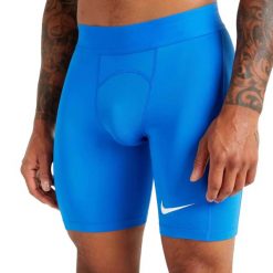 Męskie Spodenki Kompresyjne Pro Strike DriFIT. Białe krótkie spodenki sportowe męskie Nike, m, bez wzorów, z elastanu, na fitness i siłownię, dri-fit (nike). Za 159.99 zł.