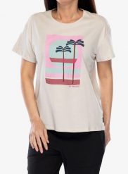 Koszulka z nadrukiem damska Protest Prtglassy T-Shirt. Białe t-shirty damskie Protest, l, bez wzorów, z bawełny, klasyczne, bez kołnierzyka. Za 168.00 zł.