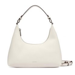 Torebka Calvin Klein. Białe torebki do ręki damskie Calvin Klein, bez wzorów, klasyczne, bez dodatków. Za 489.99 zł.