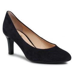 Półbuty HÖGL. Niebieskie półbuty damskie HÖGL, bez wzorów, bez obcasa, na obcasie, bez zapięcia. Za 419.99 zł.