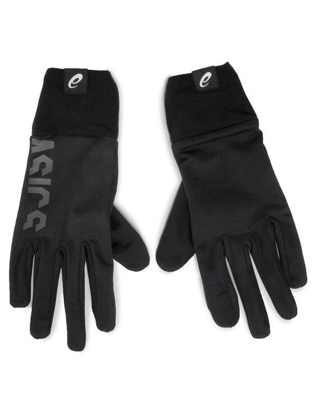 Asics Rękawiczki Męskie Running Gloves 3013A033 Czarny. Czarne rękawiczki męskie Asics, bez wzorów, z materiału, sportowe. Za 69.99 zł.