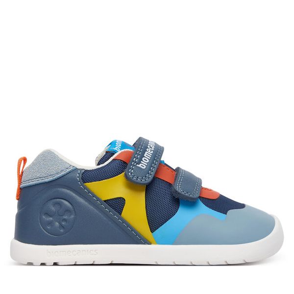 Sneakersy Biomecanics. Niebieskie trampki i tenisówki chłopięce Biomecanics, bez wzorów, bez zapięcia. Za 198.99 zł.