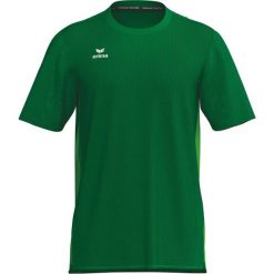 Koszulka Erima T&F Wings. Zielone koszulki sportowe męskie Erima, s, bez wzorów, z elastanu, bez kołnierzyka, bez ramiączek. Za 147.43 zł.