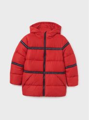 Mayoral Kurtka zimowa 7.432 Czerwony Regular Fit. Czerwone buty zimowe chłopięce Mayoral, na zimę, bez wzorów, z syntetyku, bez kaptura. Za 369.99 zł.