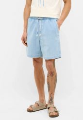 Męskie szorty Mustang Style Prague Shorts Denim Blue 1016652 5000 300. Niebieskie szorty męskie Mustang, m, bez wzorów, z denimu. Za 169.99 zł.