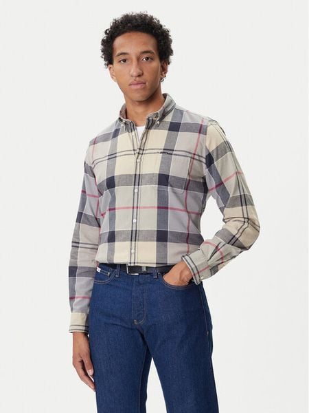 Barbour Koszula Glendale MSH4992TN53 Beżowy Regular Fit. Brązowe koszule męskie Barbour, m, bez wzorów, z bawełny, bez kołnierzyka, bez ramiączek. Za 319.99 zł.