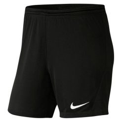 Krótki Kobieta Nike Park III czarny. Białe szorty sportowe damskie Nike, l, bez wzorów, z materiału, sportowe, na fitness i siłownię, dri-fit (nike). Za 84.30 zł.