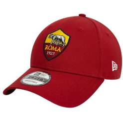 Czapka z daszkiem męska Core 9FORTY AS Roma Cap. Czerwone czapki i kapelusze męskie New Era, bez wzorów, z bawełny, sportowe. Za 119.99 zł.