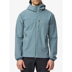 Kurtka softshell męska Fjallraven Bergtagen Stretch Jacket. Niebieskie kurtki męskie Fjällräven, m, bez wzorów, z softshellu, trekkingowe. Za 1,132.99 zł.