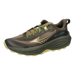 Damskie buty do biegania Mizuno Neo Daichi 10 GTX. Brązowe obuwie sportowe damskie Mizuno, bez wzorów, z gore-texu, do biegania. Za 693.00 zł.