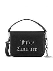 Juicy Couture Torebka BIJXT3264WVP Czarny. Czarne torebki do ręki damskie Juicy Couture, bez wzorów, z tworzywa sztucznego, bez dodatków. Za 259.99 zł.