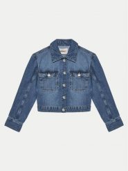 Kids ONLY Kurtka jeansowa Lumi 15340434 Niebieski Regular Fit. Niebieskie kurtki i płaszcze dla dziewczynek Kids Only, bez wzorów, z bawełny, bez kaptura. Za 139.99 zł.