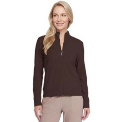 Bluza dresowa sportowa damska Go Luxe Rib Hoodie. Brązowe bluzy sportowe damskie Skechers, s, bez wzorów, z dresówki, bez kaptura, trekkingowe. Za 219.99 zł.