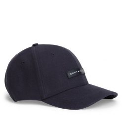 Czapka z daszkiem Tommy Hilfiger. Niebieskie czapki i kapelusze męskie Tommy Hilfiger, bez wzorów. Za 189.99 zł.
