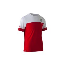 Koszulka FF100 Polska. Białe t-shirty damskie KIPSTA. Za 34.99 zł.