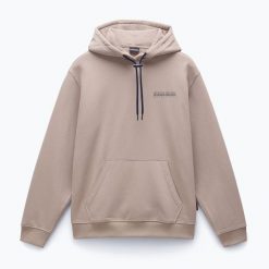 Bluza męska Napapijri B-Albula Hooded. Brązowe bluzy męskie Napapijri, m, bez wzorów, bez kaptura. Za 249.99 zł.