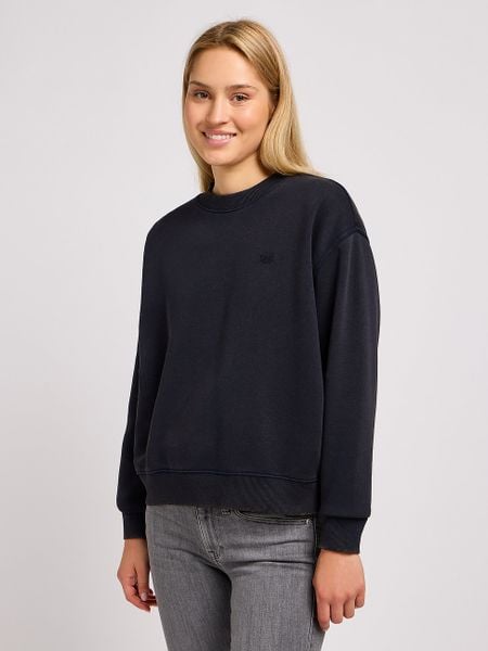 LEE DAMSKA BLUZA LEE CREW SWS UNIONALL BLK 112350241. Bluzy damskie Lee, s, bez wzorów, bez kaptura. Za 199.99 zł.