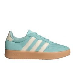 Buty adidas Barreda W JR1199 niebieskie. Niebieskie obuwie sportowe damskie bez wzorów, z gumy. Za 357.94 zł.