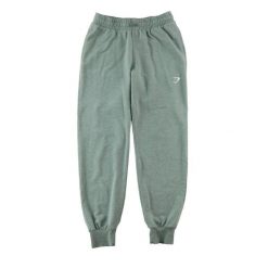 Second life - Spodnie dresowe damskie Gymshark do biegania szare - Jak nowy. Szare spodnie sportowe damskie GYMSHARK, l, bez wzorów, z dresówki, do biegania. Za 106.46 zł.