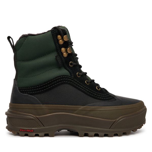Trekkingi Vans. Zielone obuwie sportowe damskie Vans, bez wzorów, trekkingowe. Za 729.99 zł.