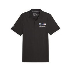 Koszulka Polo Sportowa Męska Puma Bmw Mms Ess. Czarne koszulki polo męskie Puma, m, bez wzorów, bez kołnierzyka, bez ramiączek. Za 154.99 zł.