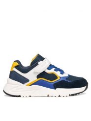 Geox Sneakersy J Loftus Boy J66MQA 0FU54 C4211 S Kolorowy. Buty sportowe chłopięce Geox, bez wzorów, ze skóry, bez zapięcia. Za 269.99 zł.