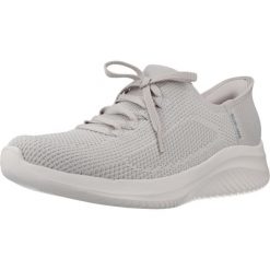 Buty SKECHERS ULTRA FLEX 3.0 ELEVATED MOT Szary. Szare obuwie sportowe damskie Skechers, bez wzorów, z tkaniny, trekkingowe, Skechers Sport. Za 451.99 zł.