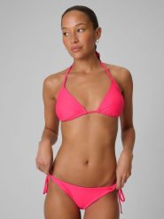 4F Góra od bikini damska - różowa M. Czerwone bikini damskie 4f, na lato, m, bez wzorów. Za 49.99 zł.