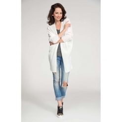 Ecru Sweter Lekki Długi bez Zapięcia. Kardigany damskie Molly.pl. Za 88.90 zł.