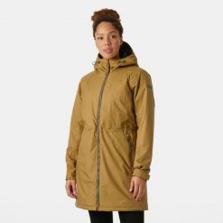 Długa kurtka wodoodporna ocieplana dla kobiet Helly Hansen Westport. Brązowe kurtki damskie Helly Hansen, l, bez wzorów, z kapturem. W wyprzedaży za 700.75 zł.