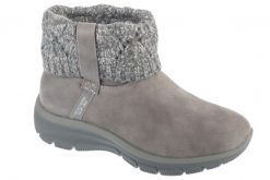 Buty zimowe damskie, Easy Going - Cozy Weather 2. Szare obuwie sportowe damskie Skechers, bez wzorów, z materiału. Za 279.99 zł.