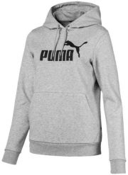 Damska bluza z kapturem Puma w kolorze szarym. Szare bluzy damskie Puma, l, bez wzorów, z bawełny, z kapturem. Za 248.99 zł.