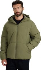 Kurtka męska 4f Kurtka puchowa męska 4F M0710 khaki 4FWAW25TDJAM0710 43S S. Brązowe kurtki męskie 4f, m, bez wzorów, z puchu, bez kaptura. Za 285.10 zł.