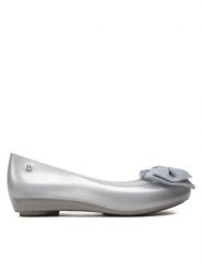 Melissa Baleriny Ultragirl Sweet Xxiv Ad 35855 Srebrny. Szare baleriny damskie Melissa, bez wzorów, z tworzywa sztucznego, bez obcasa. Za 199.99 zł.
