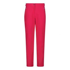 Damskie elastyczne spodnie narciarskie CMP Clima Protect. Czerwone spodnie snowboardowe damskie CMP, bez wzorów, z elastanu, sportowe, narciarskie. Za 459.99 zł.