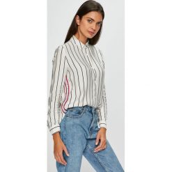 Tally Weijl - Koszula. Szare koszule damskie TALLY WEIJL, w paski, z tkaniny, casualowe, z klasycznym kołnierzykiem, z długim rękawem. Za 119.90 zł.