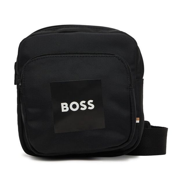 Saszetka BOSS. Czarne saszetki męskie Boss, młodzieżowe, małe. Za 169.99 zł.
