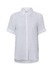 Marc O'Polo Lniana bluzka Kobiety len biały, 38. Białe bluzki damskie Marc O'Polo, bez wzorów, ze lnu, bez kołnierzyka, bez ramiączek. Za 329.95 zł.