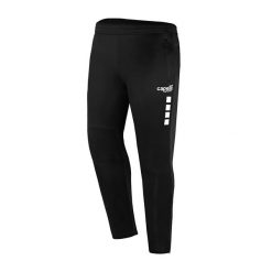 Spodnie piłkarskie dziecięce Capelli Uptown Youth Training. Czarne spodnie sportowe dla chłopców CAPELLI SPORT, bez wzorów, z materiału, sportowe, do piłki nożnej. Za 109.99 zł.