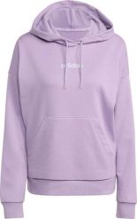 Bluza damska adidas Essentials Linear French Terry Hoodie fioletowa JY0036 M. Fioletowe bluzy damskie Adidas, m, bez wzorów, bez kaptura. Za 391.83 zł.