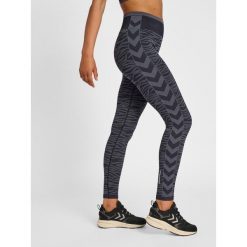 Legginsy damskie Hummel MT Saga. Czarne legginsy damskie Hummel, xs, bez wzorów, z elastanu, na fitness i siłownię. Za 177.50 zł.