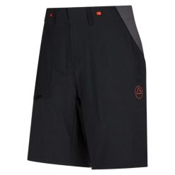 Szorty damskie La Sportiva Scout. Czarne szorty damskie La Sportiva, m, bez wzorów, z materiału. Za 392.50 zł.