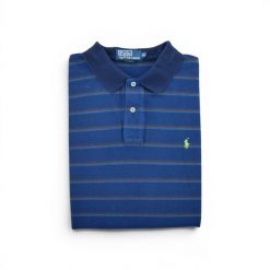 Second life - Polo Ralph Lauren koszulka męska z krótkim rękawem - Jak nowy. Niebieskie koszulki sportowe męskie Ralph Lauren, l, bez wzorów, z materiału, bez kołnierzyka, bez ramiączek, na golfa. Za 127.76 zł.