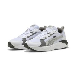 Sneakersy unisex X-Ray 3 PUMA White Cool Light Gray Cast Iron. Białe obuwie sportowe damskie Puma, bez wzorów, trekkingowe. Za 319.00 zł.