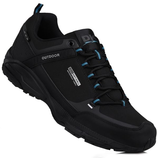 Buty męskie sportowe trekkingowe DK PREDATOR BLK SOFTSHELL. Czarne trekkingi męskie DK, trekkingowe. Za 159.00 zł.