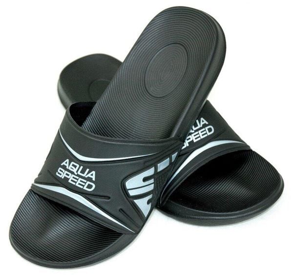 Klapki basenowe męskie Aqua Speed Dakota. Niebieskie klapki męskie Aqua-Speed, z materiału. Za 64.99 zł.