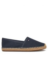 Tommy Hilfiger Espadryle Flag Canvas Espadrille FW0FW08541 Granatowy. Niebieskie espadryle damskie Tommy Hilfiger, bez wzorów, z materiału, bez obcasa, bez zapięcia. Za 159.99 zł.