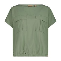 Koszulka z kieszeniami damska CMP Lightweight. Zielone t-shirty damskie CMP, m, bez wzorów, z tkaniny, sportowe, bez kołnierzyka. Za 195.00 zł.
