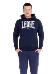 Bluza z bawełna z kaptur na siłownia na czas wolny. Czerwone bluzy męskie LEONE 1947 APPAREL, s, bez wzorów, z bawełny, bez kaptura, na fitness i siłownię. Za 84.16 zł.