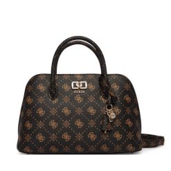 Torebka Guess. Brązowe torebki do ręki damskie Guess, z aplikacjami, bez dodatków. Za 749.99 zł.